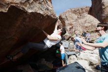 Bouldering in Hueco Tanks on 03/01/2019 with Blue Lizard Climbing and Yoga

Filename: SRM_20190301_1546120.jpg
Aperture: f/5.6
Shutter Speed: 1/2000
Body: Canon EOS-1D Mark II
Lens: Canon EF 16-35mm f/2.8 L