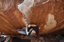 Bouldering in Hueco Tanks on 03/01/2019 with Blue Lizard Climbing and Yoga

Filename: SRM_20190301_1552360.jpg
Aperture: f/5.6
Shutter Speed: 1/500
Body: Canon EOS-1D Mark II
Lens: Canon EF 16-35mm f/2.8 L