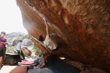 Bouldering in Hueco Tanks on 03/01/2019 with Blue Lizard Climbing and Yoga

Filename: SRM_20190301_1559240.jpg
Aperture: f/5.6
Shutter Speed: 1/500
Body: Canon EOS-1D Mark II
Lens: Canon EF 16-35mm f/2.8 L