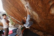 Bouldering in Hueco Tanks on 03/01/2019 with Blue Lizard Climbing and Yoga

Filename: SRM_20190301_1601570.jpg
Aperture: f/5.6
Shutter Speed: 1/500
Body: Canon EOS-1D Mark II
Lens: Canon EF 16-35mm f/2.8 L