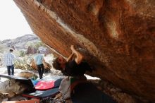 Bouldering in Hueco Tanks on 03/01/2019 with Blue Lizard Climbing and Yoga

Filename: SRM_20190301_1608590.jpg
Aperture: f/5.6
Shutter Speed: 1/640
Body: Canon EOS-1D Mark II
Lens: Canon EF 16-35mm f/2.8 L