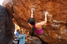 Bouldering in Hueco Tanks on 03/01/2019 with Blue Lizard Climbing and Yoga

Filename: SRM_20190301_1612040.jpg
Aperture: f/5.6
Shutter Speed: 1/125
Body: Canon EOS-1D Mark II
Lens: Canon EF 16-35mm f/2.8 L