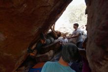 Bouldering in Hueco Tanks on 03/01/2019 with Blue Lizard Climbing and Yoga

Filename: SRM_20190301_1617460.jpg
Aperture: f/5.6
Shutter Speed: 1/500
Body: Canon EOS-1D Mark II
Lens: Canon EF 16-35mm f/2.8 L