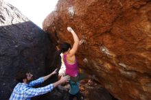 Bouldering in Hueco Tanks on 03/01/2019 with Blue Lizard Climbing and Yoga

Filename: SRM_20190301_1639420.jpg
Aperture: f/5.0
Shutter Speed: 1/400
Body: Canon EOS-1D Mark II
Lens: Canon EF 16-35mm f/2.8 L