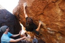 Bouldering in Hueco Tanks on 03/01/2019 with Blue Lizard Climbing and Yoga

Filename: SRM_20190301_1649200.jpg
Aperture: f/5.6
Shutter Speed: 1/200
Body: Canon EOS-1D Mark II
Lens: Canon EF 16-35mm f/2.8 L