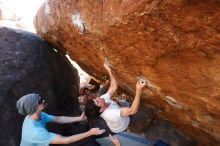 Bouldering in Hueco Tanks on 03/01/2019 with Blue Lizard Climbing and Yoga

Filename: SRM_20190301_1655251.jpg
Aperture: f/5.6
Shutter Speed: 1/250
Body: Canon EOS-1D Mark II
Lens: Canon EF 16-35mm f/2.8 L