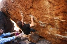 Bouldering in Hueco Tanks on 03/01/2019 with Blue Lizard Climbing and Yoga

Filename: SRM_20190301_1705360.jpg
Aperture: f/5.0
Shutter Speed: 1/200
Body: Canon EOS-1D Mark II
Lens: Canon EF 16-35mm f/2.8 L