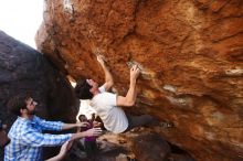 Bouldering in Hueco Tanks on 03/01/2019 with Blue Lizard Climbing and Yoga

Filename: SRM_20190301_1708000.jpg
Aperture: f/5.0
Shutter Speed: 1/320
Body: Canon EOS-1D Mark II
Lens: Canon EF 16-35mm f/2.8 L