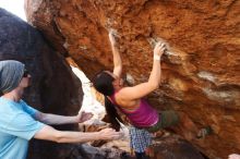 Bouldering in Hueco Tanks on 03/01/2019 with Blue Lizard Climbing and Yoga

Filename: SRM_20190301_1710240.jpg
Aperture: f/5.0
Shutter Speed: 1/250
Body: Canon EOS-1D Mark II
Lens: Canon EF 16-35mm f/2.8 L