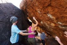 Bouldering in Hueco Tanks on 03/01/2019 with Blue Lizard Climbing and Yoga

Filename: SRM_20190301_1710290.jpg
Aperture: f/5.0
Shutter Speed: 1/320
Body: Canon EOS-1D Mark II
Lens: Canon EF 16-35mm f/2.8 L