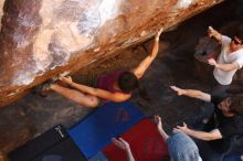 Bouldering in Hueco Tanks on 03/01/2019 with Blue Lizard Climbing and Yoga

Filename: SRM_20190301_1722070.jpg
Aperture: f/5.0
Shutter Speed: 1/200
Body: Canon EOS-1D Mark II
Lens: Canon EF 16-35mm f/2.8 L
