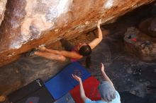 Bouldering in Hueco Tanks on 03/01/2019 with Blue Lizard Climbing and Yoga

Filename: SRM_20190301_1724050.jpg
Aperture: f/5.0
Shutter Speed: 1/200
Body: Canon EOS-1D Mark II
Lens: Canon EF 16-35mm f/2.8 L