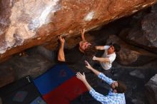 Bouldering in Hueco Tanks on 03/01/2019 with Blue Lizard Climbing and Yoga

Filename: SRM_20190301_1733470.jpg
Aperture: f/5.0
Shutter Speed: 1/320
Body: Canon EOS-1D Mark II
Lens: Canon EF 16-35mm f/2.8 L