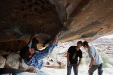 Bouldering in Hueco Tanks on 03/02/2019 with Blue Lizard Climbing and Yoga

Filename: SRM_20190302_1036251.jpg
Aperture: f/5.6
Shutter Speed: 1/320
Body: Canon EOS-1D Mark II
Lens: Canon EF 16-35mm f/2.8 L