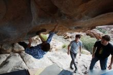 Bouldering in Hueco Tanks on 03/02/2019 with Blue Lizard Climbing and Yoga

Filename: SRM_20190302_1036440.jpg
Aperture: f/5.6
Shutter Speed: 1/640
Body: Canon EOS-1D Mark II
Lens: Canon EF 16-35mm f/2.8 L