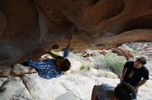 Bouldering in Hueco Tanks on 03/02/2019 with Blue Lizard Climbing and Yoga

Filename: SRM_20190302_1036480.jpg
Aperture: f/5.6
Shutter Speed: 1/640
Body: Canon EOS-1D Mark II
Lens: Canon EF 16-35mm f/2.8 L