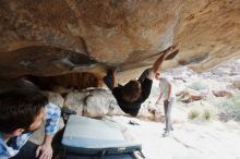 Bouldering in Hueco Tanks on 03/02/2019 with Blue Lizard Climbing and Yoga

Filename: SRM_20190302_1040560.jpg
Aperture: f/5.6
Shutter Speed: 1/250
Body: Canon EOS-1D Mark II
Lens: Canon EF 16-35mm f/2.8 L