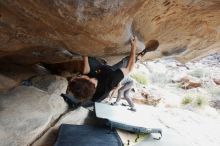 Bouldering in Hueco Tanks on 03/02/2019 with Blue Lizard Climbing and Yoga

Filename: SRM_20190302_1041030.jpg
Aperture: f/5.6
Shutter Speed: 1/250
Body: Canon EOS-1D Mark II
Lens: Canon EF 16-35mm f/2.8 L