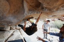 Bouldering in Hueco Tanks on 03/02/2019 with Blue Lizard Climbing and Yoga

Filename: SRM_20190302_1041200.jpg
Aperture: f/5.6
Shutter Speed: 1/250
Body: Canon EOS-1D Mark II
Lens: Canon EF 16-35mm f/2.8 L