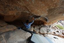 Bouldering in Hueco Tanks on 03/02/2019 with Blue Lizard Climbing and Yoga

Filename: SRM_20190302_1050160.jpg
Aperture: f/5.6
Shutter Speed: 1/250
Body: Canon EOS-1D Mark II
Lens: Canon EF 16-35mm f/2.8 L