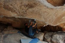 Bouldering in Hueco Tanks on 03/02/2019 with Blue Lizard Climbing and Yoga

Filename: SRM_20190302_1053531.jpg
Aperture: f/5.6
Shutter Speed: 1/250
Body: Canon EOS-1D Mark II
Lens: Canon EF 16-35mm f/2.8 L