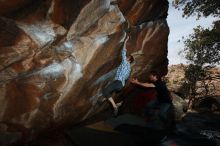 Bouldering in Hueco Tanks on 03/02/2019 with Blue Lizard Climbing and Yoga

Filename: SRM_20190302_1146480.jpg
Aperture: f/8.0
Shutter Speed: 1/250
Body: Canon EOS-1D Mark II
Lens: Canon EF 16-35mm f/2.8 L
