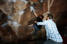 Bouldering in Hueco Tanks on 03/02/2019 with Blue Lizard Climbing and Yoga

Filename: SRM_20190302_1208270.jpg
Aperture: f/8.0
Shutter Speed: 1/250
Body: Canon EOS-1D Mark II
Lens: Canon EF 16-35mm f/2.8 L