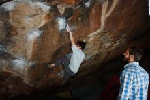 Bouldering in Hueco Tanks on 03/02/2019 with Blue Lizard Climbing and Yoga

Filename: SRM_20190302_1212470.jpg
Aperture: f/8.0
Shutter Speed: 1/250
Body: Canon EOS-1D Mark II
Lens: Canon EF 16-35mm f/2.8 L