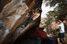 Bouldering in Hueco Tanks on 03/02/2019 with Blue Lizard Climbing and Yoga

Filename: SRM_20190302_1219100.jpg
Aperture: f/8.0
Shutter Speed: 1/250
Body: Canon EOS-1D Mark II
Lens: Canon EF 16-35mm f/2.8 L