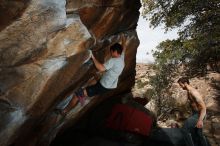 Bouldering in Hueco Tanks on 03/02/2019 with Blue Lizard Climbing and Yoga

Filename: SRM_20190302_1222470.jpg
Aperture: f/8.0
Shutter Speed: 1/250
Body: Canon EOS-1D Mark II
Lens: Canon EF 16-35mm f/2.8 L