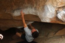 Bouldering in Hueco Tanks on 03/02/2019 with Blue Lizard Climbing and Yoga

Filename: SRM_20190302_1248200.jpg
Aperture: f/3.5
Shutter Speed: 1/250
Body: Canon EOS-1D Mark II
Lens: Canon EF 50mm f/1.8 II