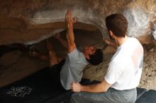 Bouldering in Hueco Tanks on 03/02/2019 with Blue Lizard Climbing and Yoga

Filename: SRM_20190302_1249211.jpg
Aperture: f/3.5
Shutter Speed: 1/250
Body: Canon EOS-1D Mark II
Lens: Canon EF 50mm f/1.8 II