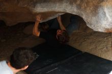 Bouldering in Hueco Tanks on 03/02/2019 with Blue Lizard Climbing and Yoga

Filename: SRM_20190302_1252400.jpg
Aperture: f/3.5
Shutter Speed: 1/250
Body: Canon EOS-1D Mark II
Lens: Canon EF 50mm f/1.8 II
