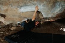 Bouldering in Hueco Tanks on 03/02/2019 with Blue Lizard Climbing and Yoga

Filename: SRM_20190302_1311530.jpg
Aperture: f/8.0
Shutter Speed: 1/250
Body: Canon EOS-1D Mark II
Lens: Canon EF 16-35mm f/2.8 L