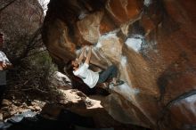 Bouldering in Hueco Tanks on 03/02/2019 with Blue Lizard Climbing and Yoga

Filename: SRM_20190302_1337480.jpg
Aperture: f/5.6
Shutter Speed: 1/250
Body: Canon EOS-1D Mark II
Lens: Canon EF 16-35mm f/2.8 L