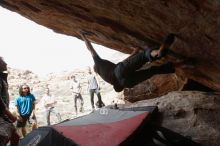 Bouldering in Hueco Tanks on 03/02/2019 with Blue Lizard Climbing and Yoga

Filename: SRM_20190302_1345110.jpg
Aperture: f/5.6
Shutter Speed: 1/250
Body: Canon EOS-1D Mark II
Lens: Canon EF 16-35mm f/2.8 L