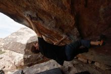 Bouldering in Hueco Tanks on 03/02/2019 with Blue Lizard Climbing and Yoga

Filename: SRM_20190302_1348020.jpg
Aperture: f/5.6
Shutter Speed: 1/400
Body: Canon EOS-1D Mark II
Lens: Canon EF 16-35mm f/2.8 L