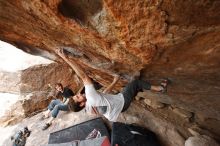 Bouldering in Hueco Tanks on 03/02/2019 with Blue Lizard Climbing and Yoga

Filename: SRM_20190302_1354220.jpg
Aperture: f/5.6
Shutter Speed: 1/250
Body: Canon EOS-1D Mark II
Lens: Canon EF 16-35mm f/2.8 L