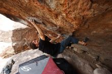 Bouldering in Hueco Tanks on 03/02/2019 with Blue Lizard Climbing and Yoga

Filename: SRM_20190302_1401320.jpg
Aperture: f/5.6
Shutter Speed: 1/250
Body: Canon EOS-1D Mark II
Lens: Canon EF 16-35mm f/2.8 L