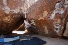 Bouldering in Hueco Tanks on 03/02/2019 with Blue Lizard Climbing and Yoga

Filename: SRM_20190302_1448560.jpg
Aperture: f/5.6
Shutter Speed: 1/250
Body: Canon EOS-1D Mark II
Lens: Canon EF 16-35mm f/2.8 L
