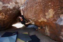 Bouldering in Hueco Tanks on 03/02/2019 with Blue Lizard Climbing and Yoga

Filename: SRM_20190302_1453190.jpg
Aperture: f/5.6
Shutter Speed: 1/250
Body: Canon EOS-1D Mark II
Lens: Canon EF 16-35mm f/2.8 L