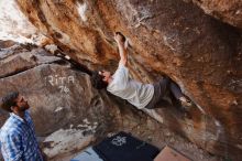 Bouldering in Hueco Tanks on 03/02/2019 with Blue Lizard Climbing and Yoga

Filename: SRM_20190302_1503270.jpg
Aperture: f/5.6
Shutter Speed: 1/250
Body: Canon EOS-1D Mark II
Lens: Canon EF 16-35mm f/2.8 L