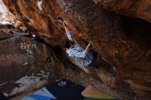 Bouldering in Hueco Tanks on 03/02/2019 with Blue Lizard Climbing and Yoga

Filename: SRM_20190302_1509360.jpg
Aperture: f/5.6
Shutter Speed: 1/250
Body: Canon EOS-1D Mark II
Lens: Canon EF 16-35mm f/2.8 L