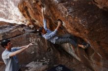 Bouldering in Hueco Tanks on 03/02/2019 with Blue Lizard Climbing and Yoga

Filename: SRM_20190302_1509440.jpg
Aperture: f/5.6
Shutter Speed: 1/250
Body: Canon EOS-1D Mark II
Lens: Canon EF 16-35mm f/2.8 L