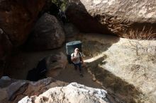 Bouldering in Hueco Tanks on 03/02/2019 with Blue Lizard Climbing and Yoga

Filename: SRM_20190302_1516550.jpg
Aperture: f/5.6
Shutter Speed: 1/250
Body: Canon EOS-1D Mark II
Lens: Canon EF 16-35mm f/2.8 L