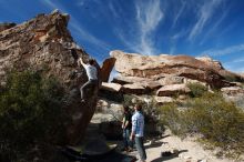 Bouldering in Hueco Tanks on 03/02/2019 with Blue Lizard Climbing and Yoga

Filename: SRM_20190302_1525380.jpg
Aperture: f/5.6
Shutter Speed: 1/250
Body: Canon EOS-1D Mark II
Lens: Canon EF 16-35mm f/2.8 L