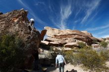 Bouldering in Hueco Tanks on 03/02/2019 with Blue Lizard Climbing and Yoga

Filename: SRM_20190302_1525540.jpg
Aperture: f/5.6
Shutter Speed: 1/250
Body: Canon EOS-1D Mark II
Lens: Canon EF 16-35mm f/2.8 L