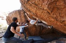 Bouldering in Hueco Tanks on 03/02/2019 with Blue Lizard Climbing and Yoga

Filename: SRM_20190302_1540460.jpg
Aperture: f/5.6
Shutter Speed: 1/250
Body: Canon EOS-1D Mark II
Lens: Canon EF 16-35mm f/2.8 L