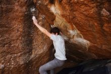 Bouldering in Hueco Tanks on 03/02/2019 with Blue Lizard Climbing and Yoga

Filename: SRM_20190302_1607590.jpg
Aperture: f/5.6
Shutter Speed: 1/250
Body: Canon EOS-1D Mark II
Lens: Canon EF 16-35mm f/2.8 L