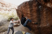 Bouldering in Hueco Tanks on 03/02/2019 with Blue Lizard Climbing and Yoga

Filename: SRM_20190302_1620160.jpg
Aperture: f/5.6
Shutter Speed: 1/250
Body: Canon EOS-1D Mark II
Lens: Canon EF 16-35mm f/2.8 L